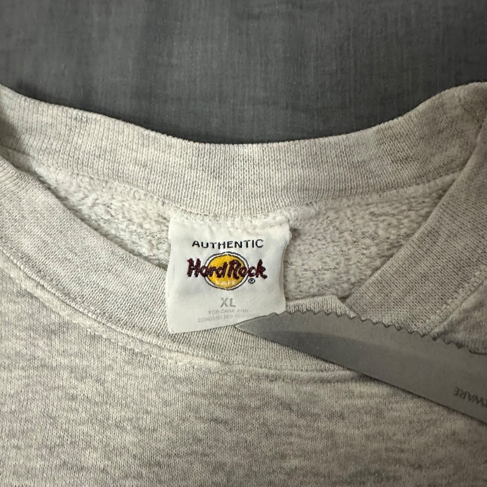 Vintage 90s Hard Rock Cafe Boston "Rock N Roll" Sweatshirt Mens XL VTG World Y2K - Picture 4 of 5